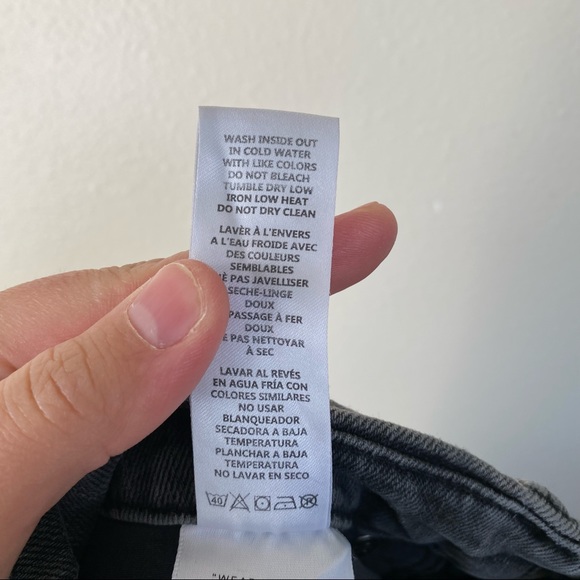 Good American Good Classic Raw Hem Jeans Gray 10/30 NWT - Picture 11 of 13